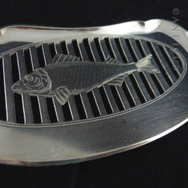 Early 20th Century Dutch Silver Fish Slice.