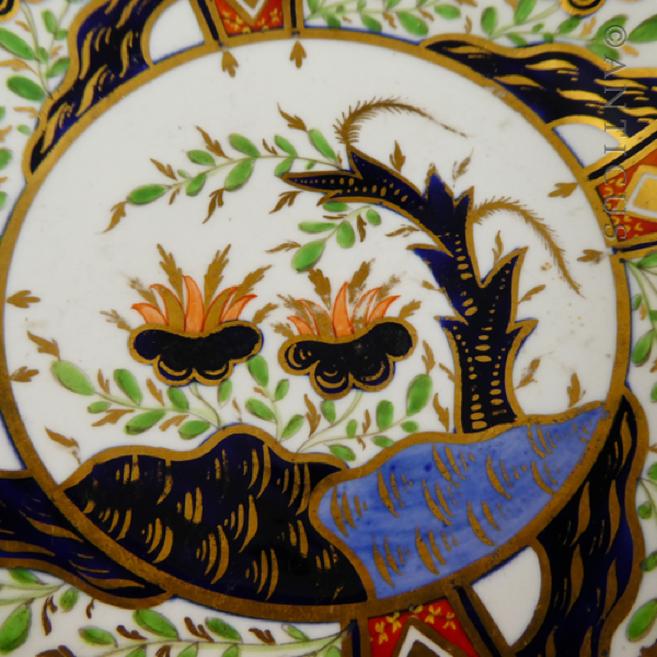Imari Colours Spode Saucer, Circa 1810.