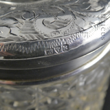 Sterling Silver-Topped Jar, Chester 1906.
