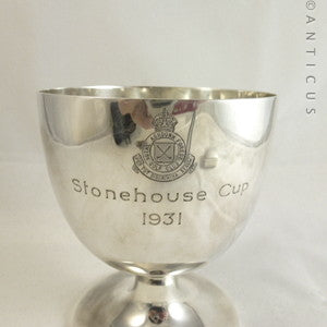 Sterling Silver Golfing Trophy Cup, 1930, Ashdown.