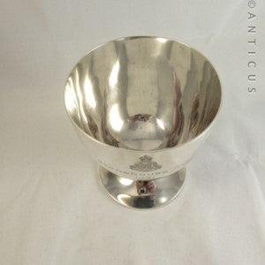 Sterling Silver Golfing Trophy Cup, 1930, Ashdown.
