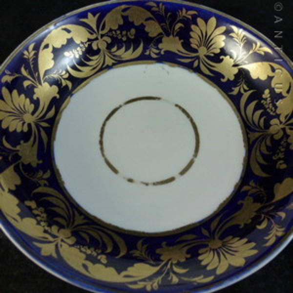 Georgian Derby Coffee Can and Saucer, Circa 1810.