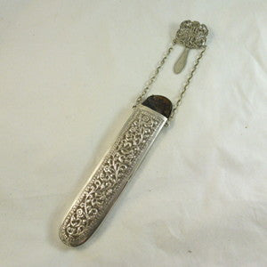 Indian Silver Chatelaine for Scissors.