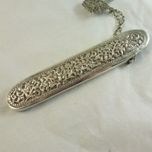 Indian Silver Chatelaine for Scissors.