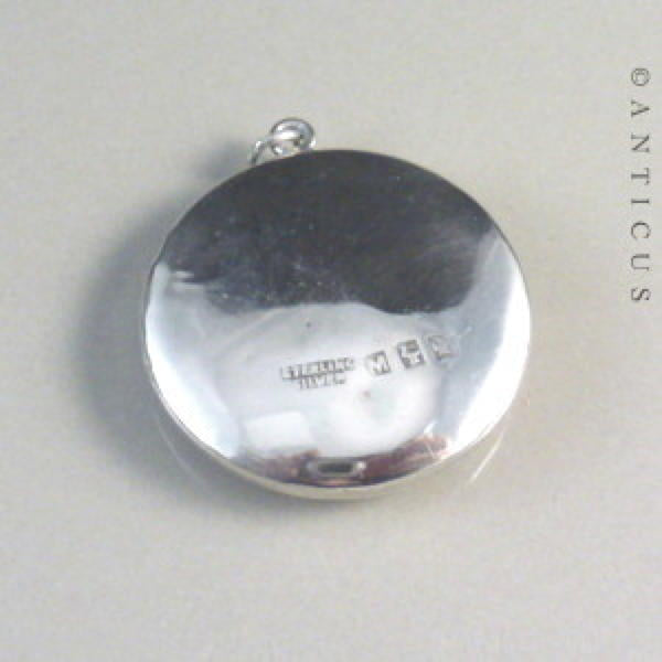 Australian Colonial Silver Locket, Emu Mark.