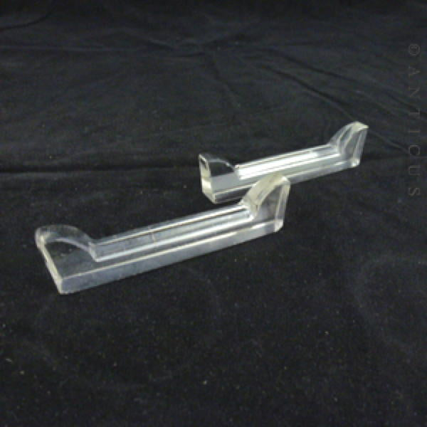 Pair of Vintage Crystal Cutlery Rests.