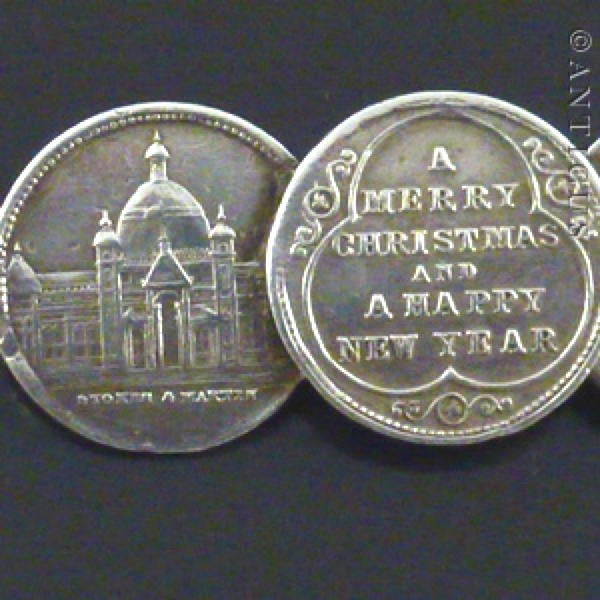 Dunedin Exhibition Medal Brooch circa 1865.