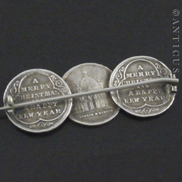 Dunedin Exhibition Medal Brooch circa 1865.