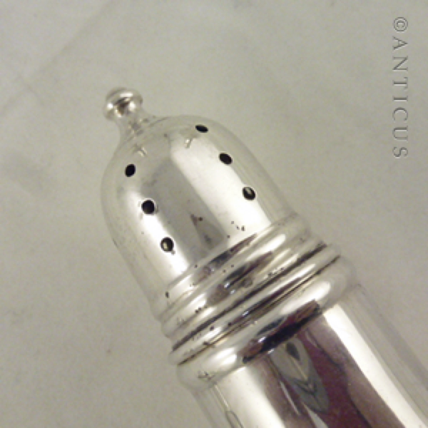 Sterling Silver Pepper and Salt, Double Set.