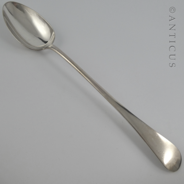 Edwardian Silver Plated Pie or Basting Spoon.