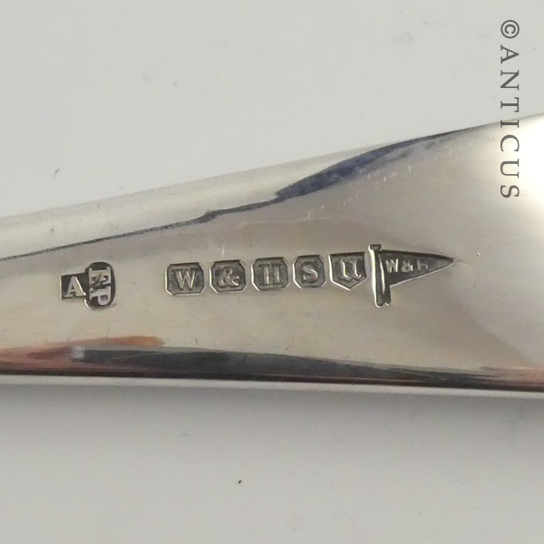 Early 20th Century Silver Plated Pie or Basting Spoon.