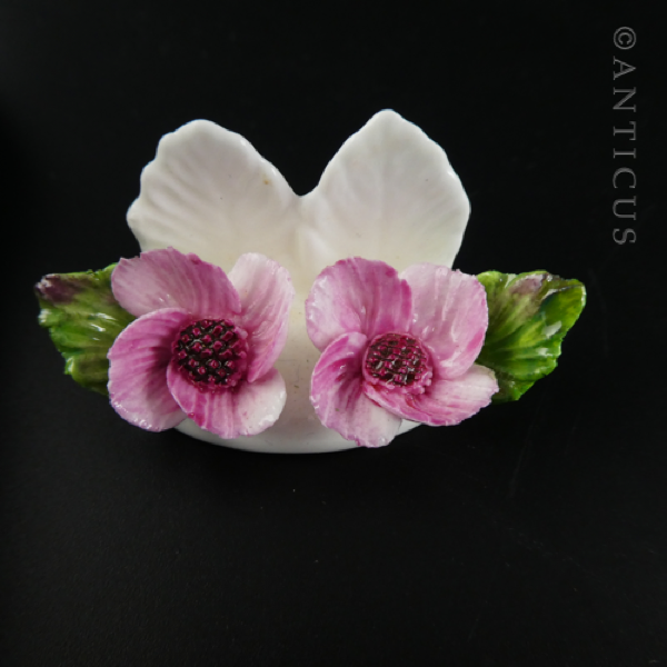 Eight Aynsley Menu Holders, Bone China.