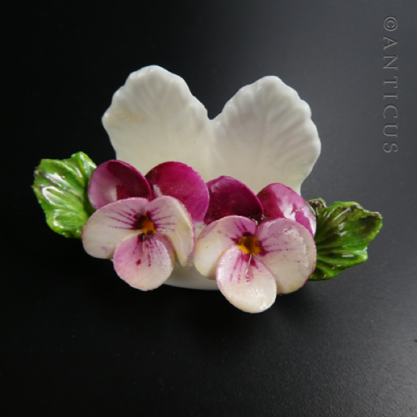 Eight Aynsley Menu Holders, Bone China.