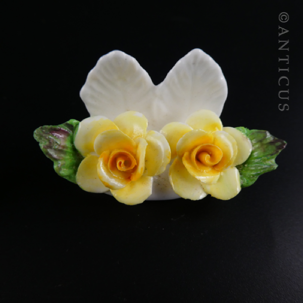 Eight Aynsley Menu Holders, Bone China.