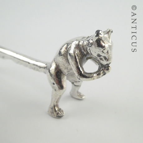 Antique Dining Implement Rest, Squirrel.