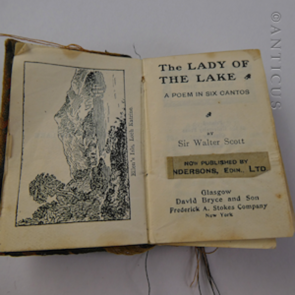 Miniature Book, Lady of the Lake.