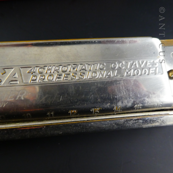 Hohner 4 Octave Harmonica in Case.