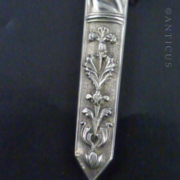 French Silver Chatelaine Needle Case.