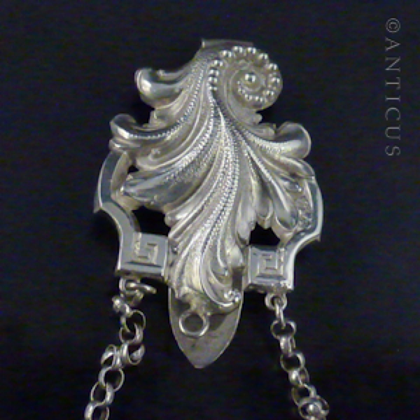 French Silver Chatelaine Needle Case.