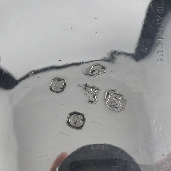 Pair of Victorian Salt Cellars with Lion Masks.