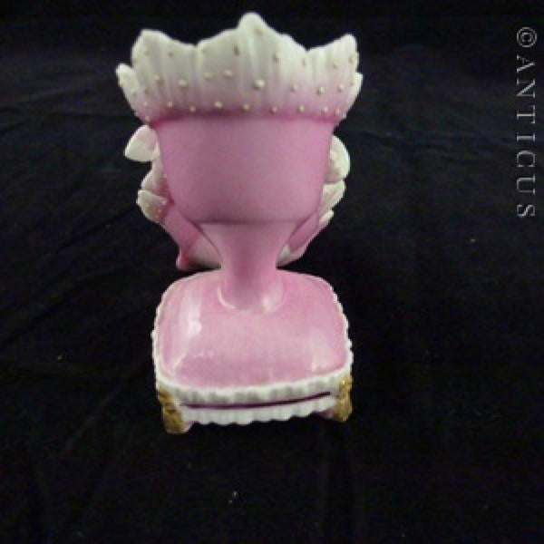 19th Century Porcelain Shoe and Cherubs Ornament.