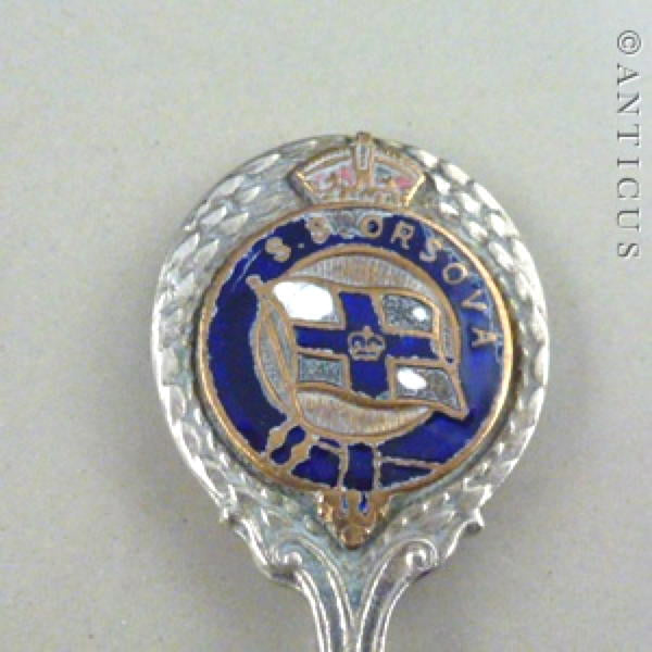 Shipping Collectible Teaspoon, S.S. Orsova.