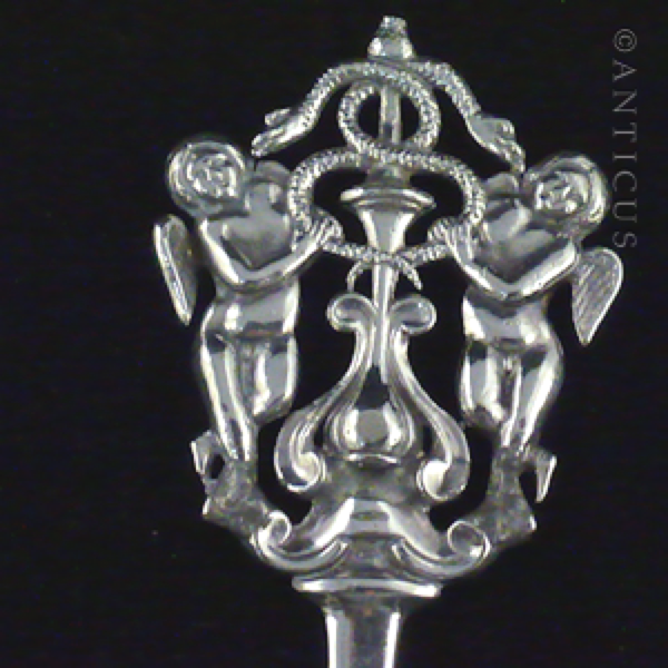 Victorian Meat Skewer, Two Cherubs.