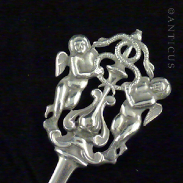 Victorian Meat Skewer, Two Cherubs.