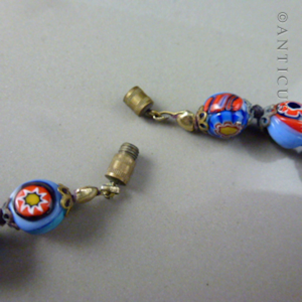 Venetian Glass Necklace, Early 20th Century.
