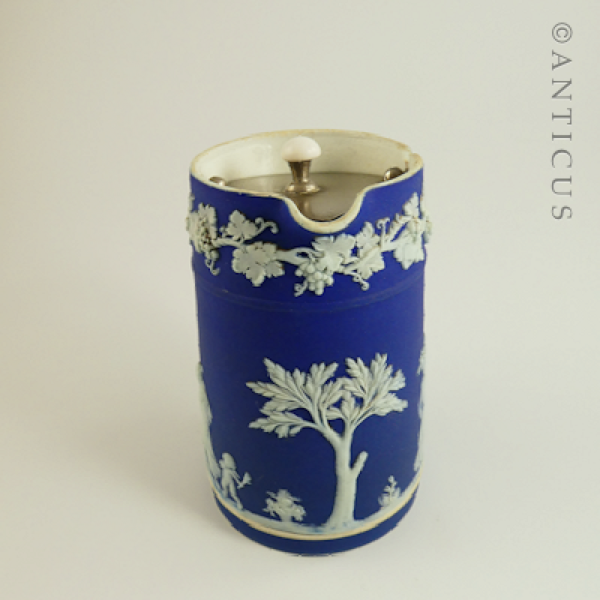 Wedgwood Lidded Pitcher, Mid to Late 1800s.