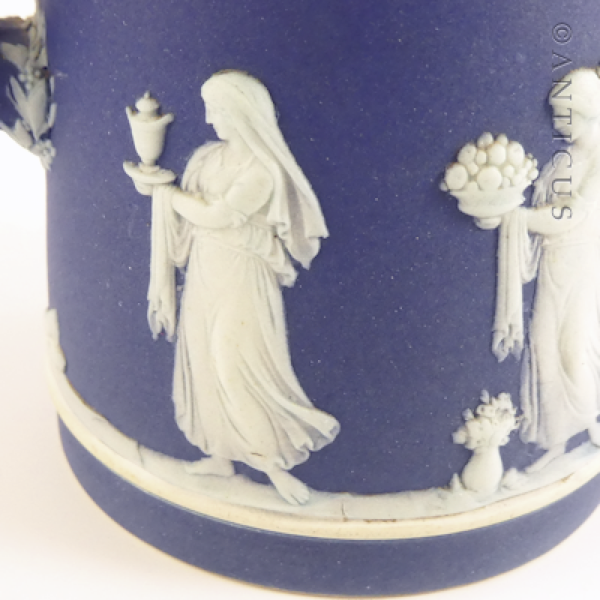 Wedgwood Lidded Pitcher, Mid to Late 1800s.