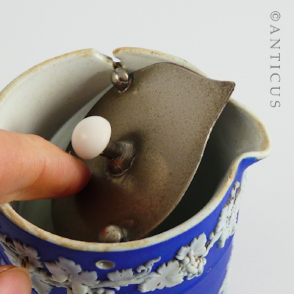 Wedgwood Lidded Pitcher, Mid to Late 1800s.