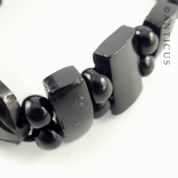 Victorian Jet Bracelet.