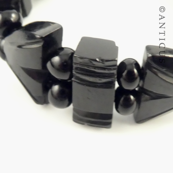 Victorian Jet Bracelet.