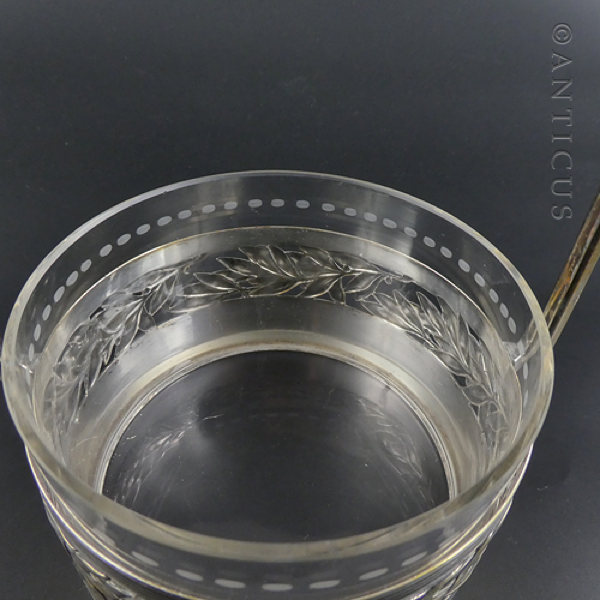 WMF Jugendstil Basket with Glass Liner.