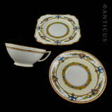 Hand Painted Minton Cup, Saucer and Plate.