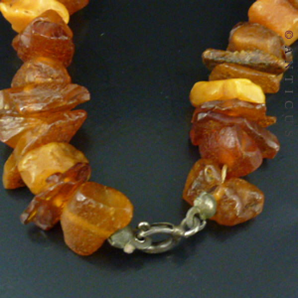 New Zealand Kauri Gum Amber Necklace.