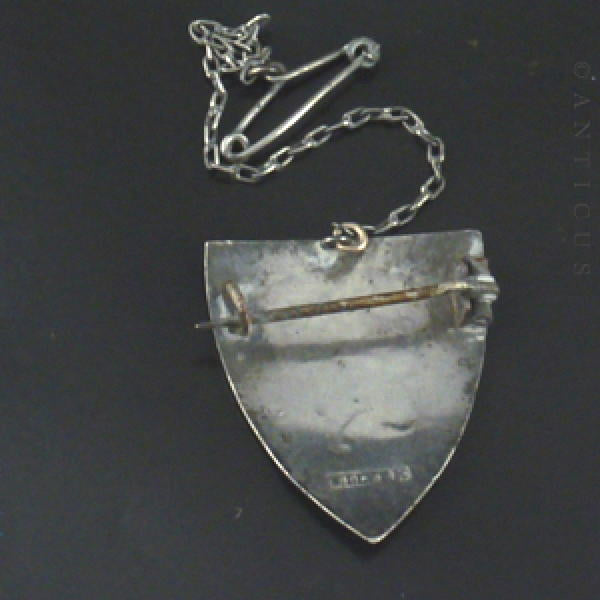 Silver Auckland Girl's Grammar Badge, 1926.