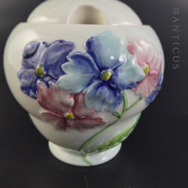 Carlton Ware Lidded Honey or Jam Pot.