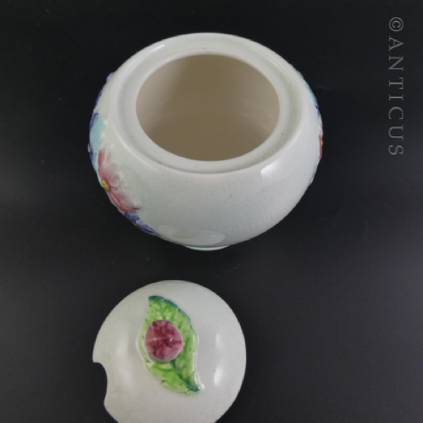 Carlton Ware Lidded Honey or Jam Pot.