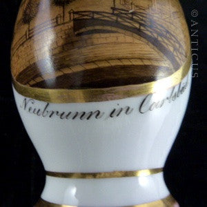 Early 1800s German Chocolate Cup, Hand Painted.