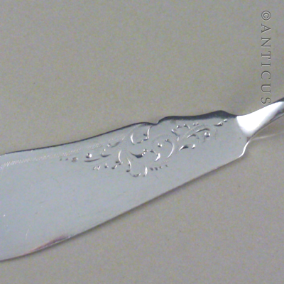 Sterling Silver Butter Spreader, 1910.