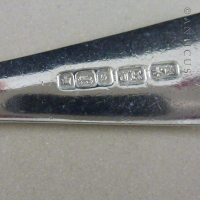 Sterling Silver Butter Spreader, 1910.