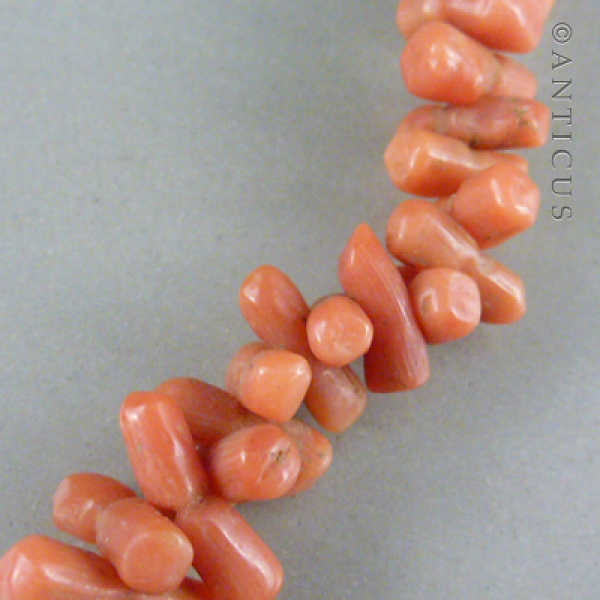 Short Coral Twig Necklace.