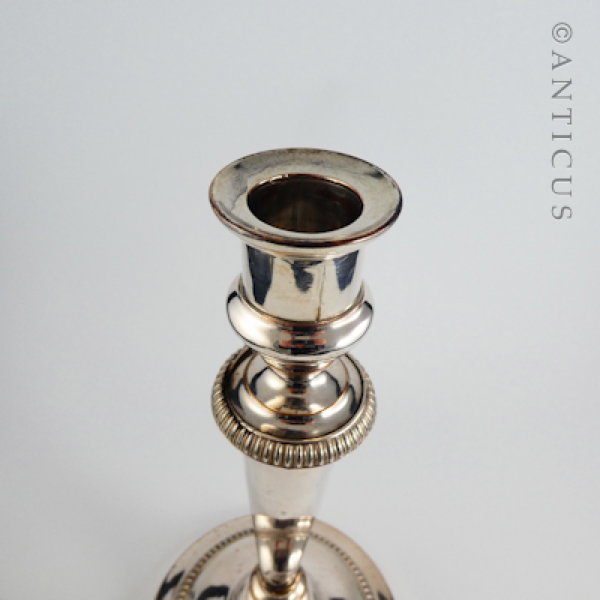 Candelabrum, Two Branch, Old Sheffield Plate.