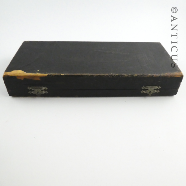 Pair of Edwardian Fish Servers, Boxed.