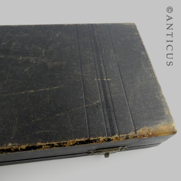 Pair of Edwardian Fish Servers, Boxed.