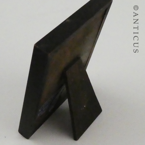 Art Deco Small Butterfly Wing Picture, Pierrot and Lady.