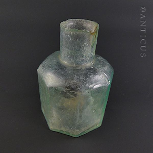Burst-Top Ink Bottle, Antique.