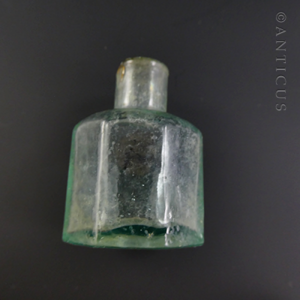 Burst-Top Ink Bottle, Antique.